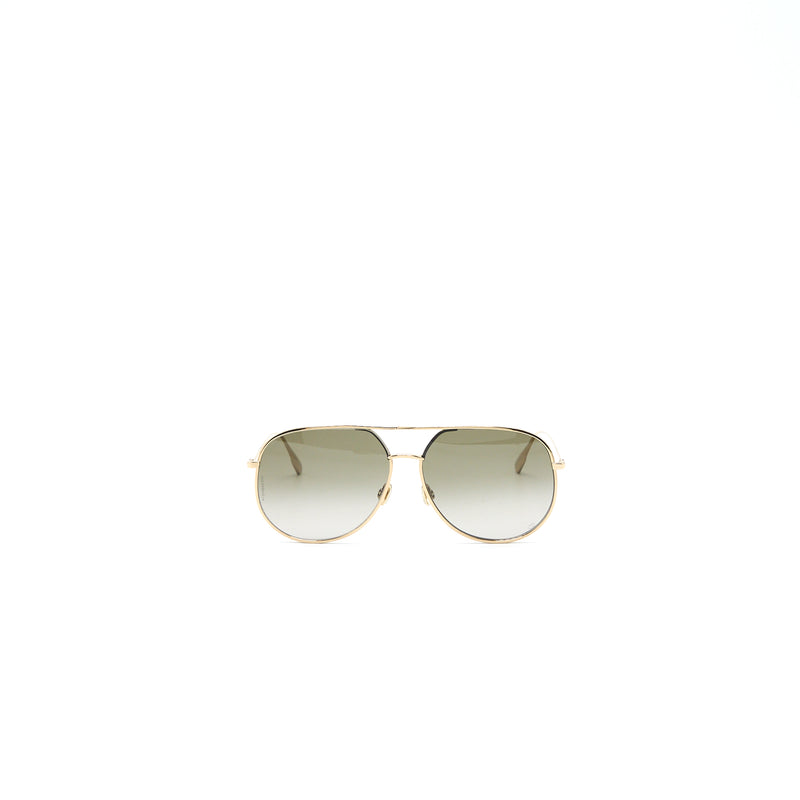 Dior Sunglasses Brown Light Gold Tone