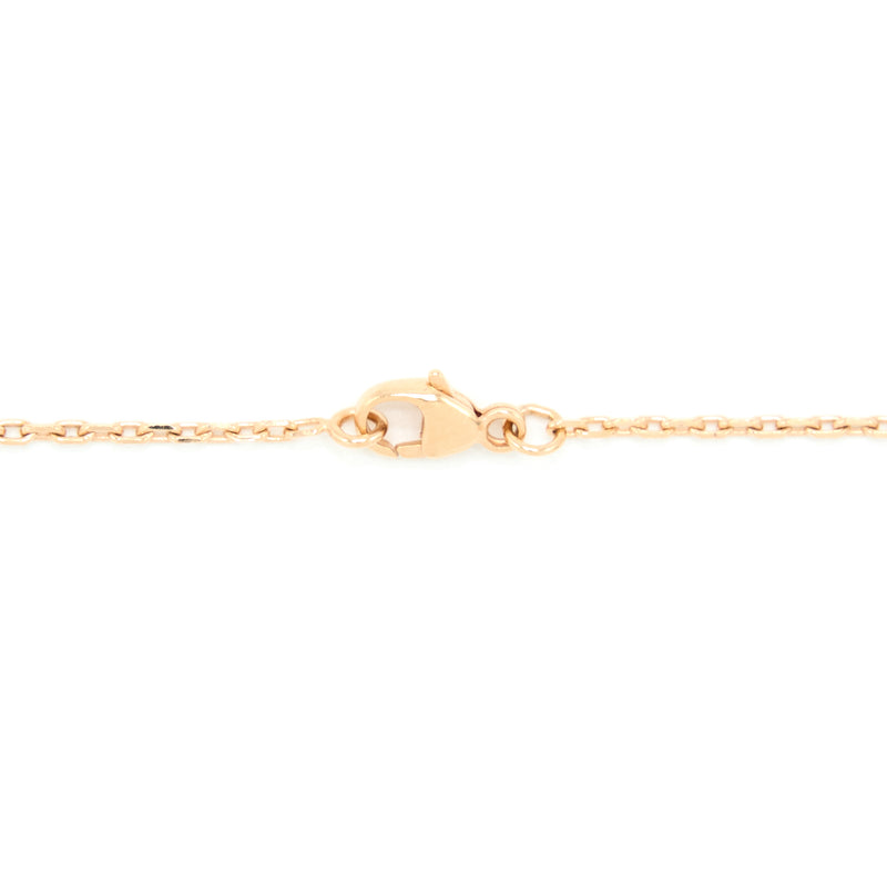 Hermes Mini Pop H Pendant Marron Glace Rose Gold
