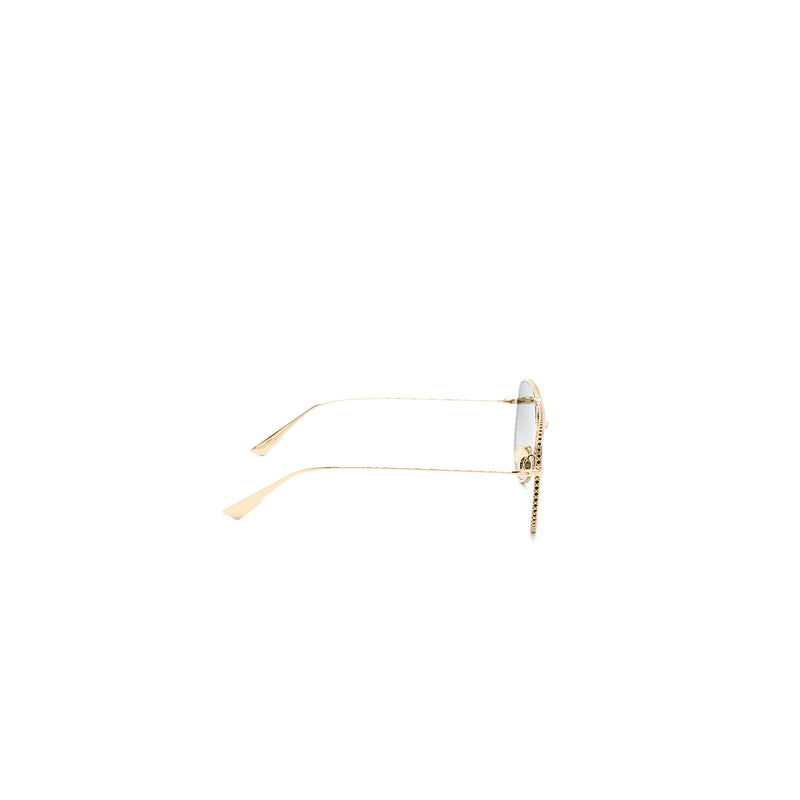 Dior Sunglasses Brown Light Gold Tone