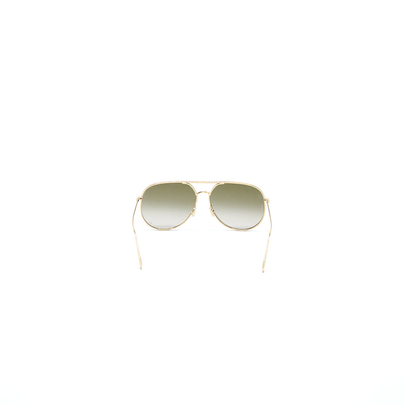 Dior Sunglasses Brown Light Gold Tone