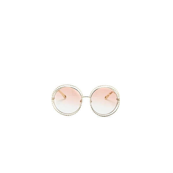 Chloe Round Heart Sunglasses Light Purple