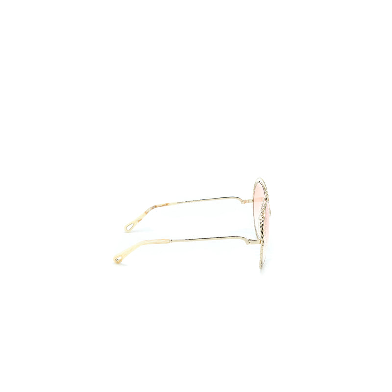 Chloe Round Heart Sunglasses Light Purple