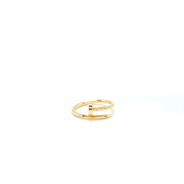 Cartier Size 51 Just Un Clou Ring, Small Model Yellow Gold