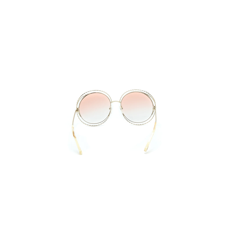 Chloe Round Heart Sunglasses Light Purple