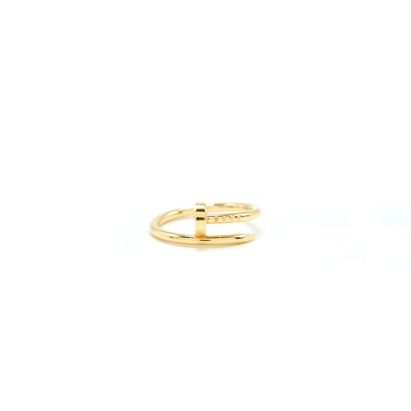 Cartier Size 51 Just Un Clou Ring, Small Model Yellow Gold