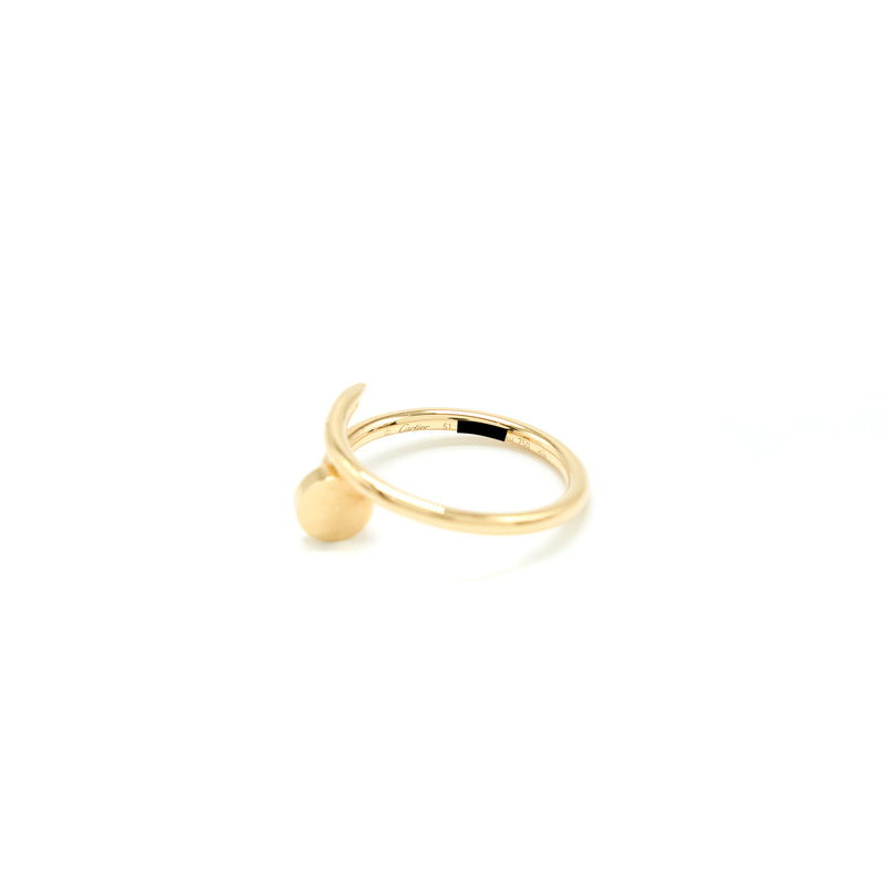 Cartier Size 51 Just Un Clou Ring, Small Model Yellow Gold