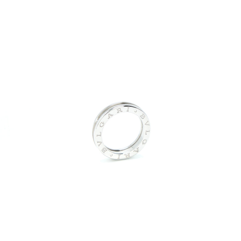 BVLGARI Size 53 B.Zero1 One-Band Ring White Gold