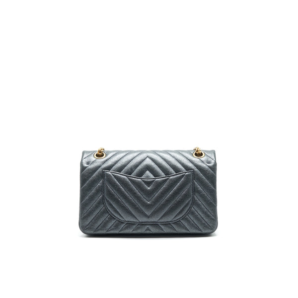 Chanel Chevron Small 2.55 226 Reissue Bag Charcoal GHW