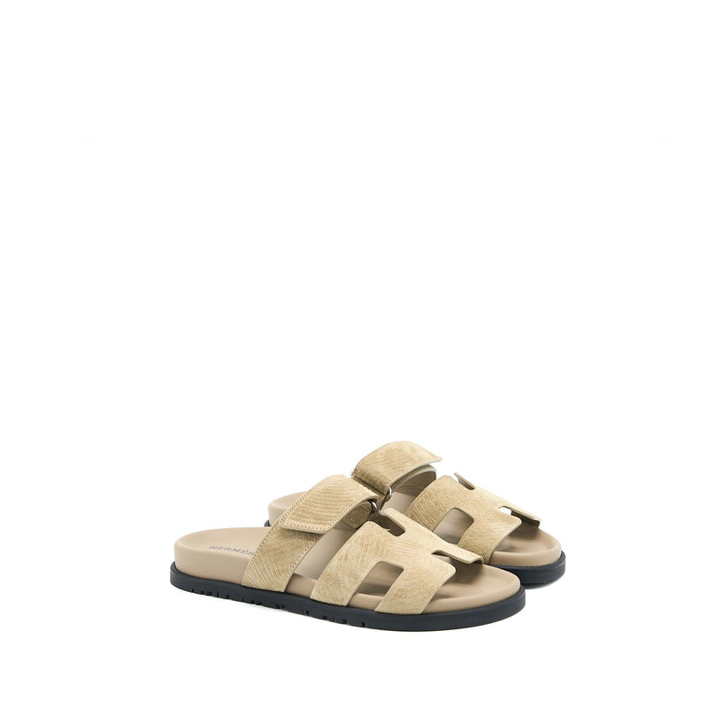 Hermes Size 37 Sandal Chypre Beige Sable