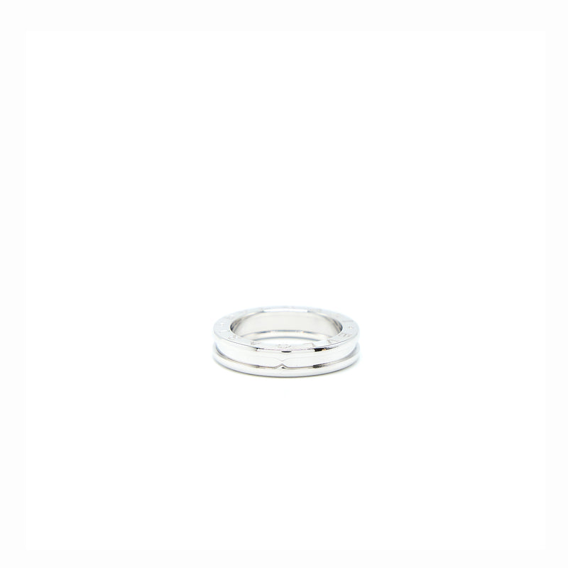 BVLGARI Size 53 B.Zero1 One-Band Ring White Gold