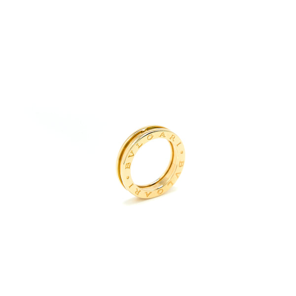 BVLGARI Size 53 B.Zero1 One-Band Yellow Gold