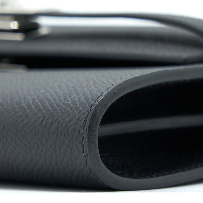 Hermes Kelly To Go Epsom Black SHW Stamp U