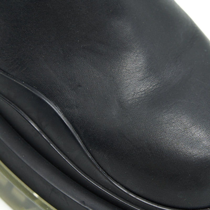 bottega Veneta size39 Tire Rubber-trimmed Leather Chelsea Boots