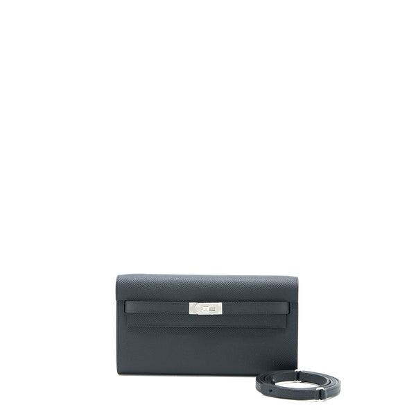 Hermes Kelly To Go Epsom Black SHW Stamp U