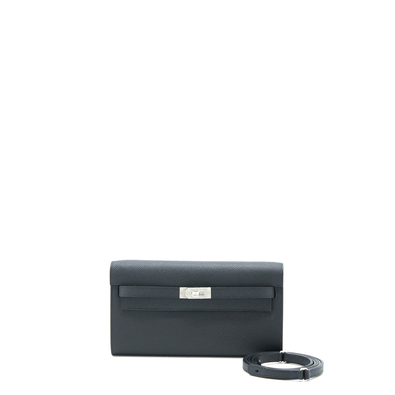 Hermes Kelly To Go Epsom Black SHW Stamp U