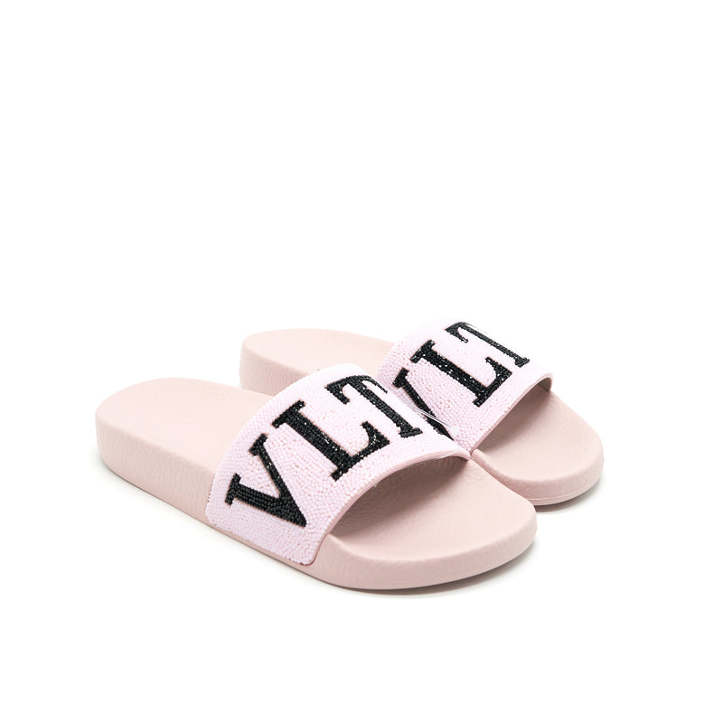Valentino size 36 Rubber Slider Sandal Pink