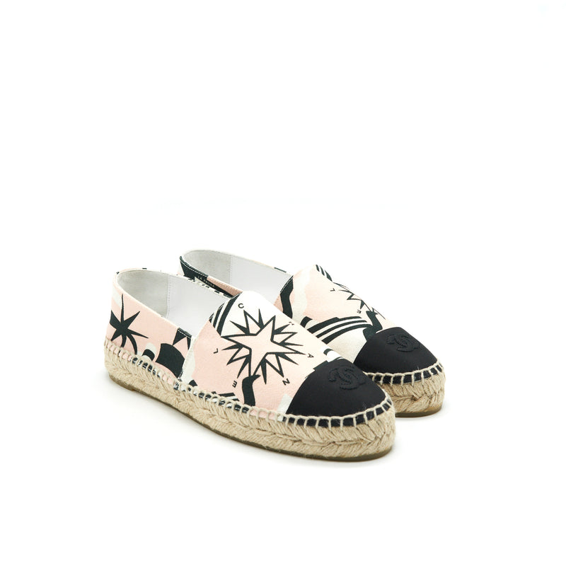 Chanel size37 Espadrilles Pink / black