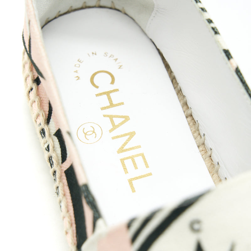 Chanel size37 Espadrilles Pink / black