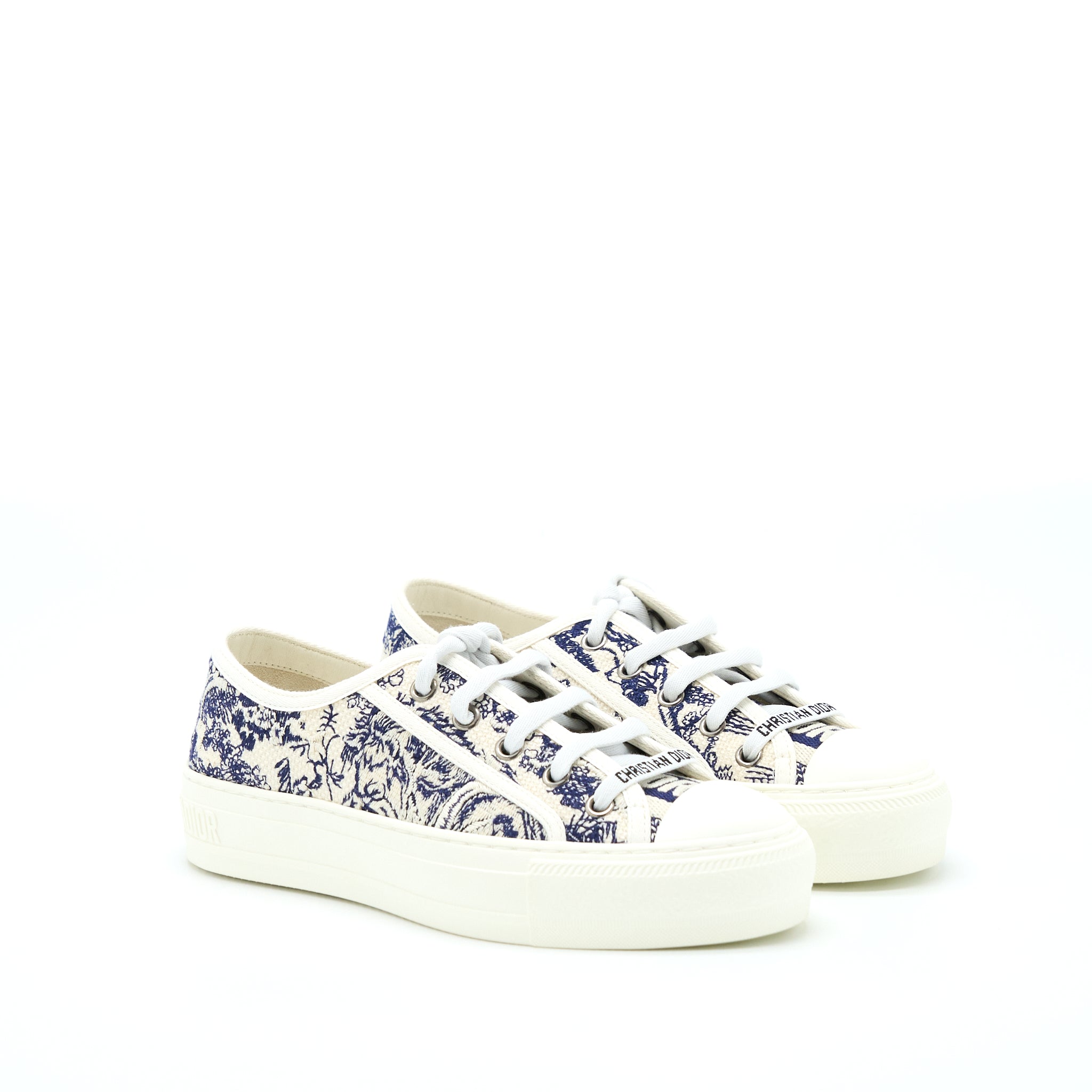 Dior Size 34.5 Walk'n'Dior Sneaker Canvas