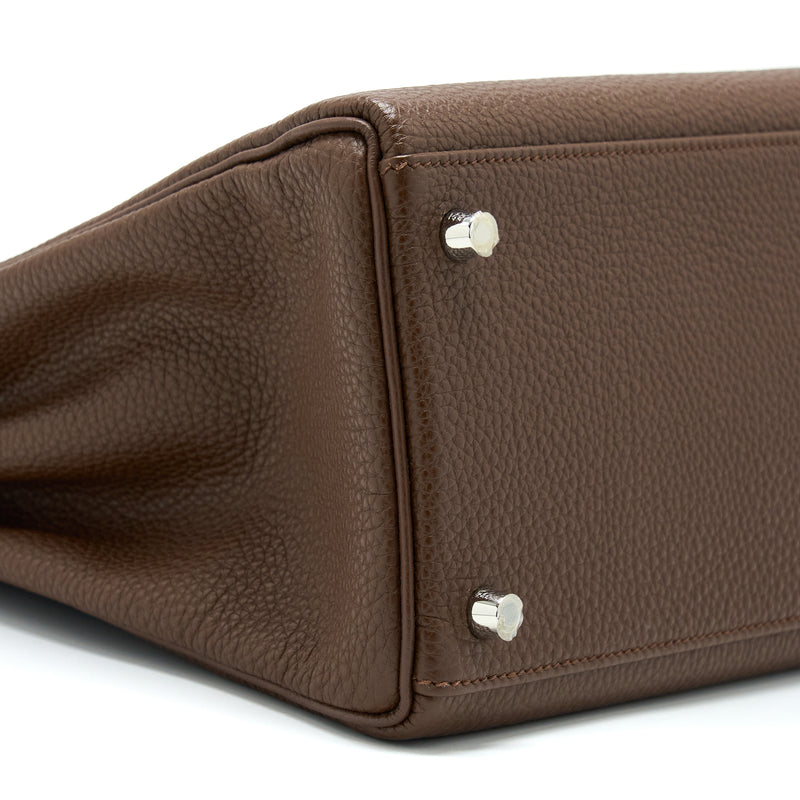 Hermes Kelly 35 Togo 4G Brulee SHW Stamp Square G