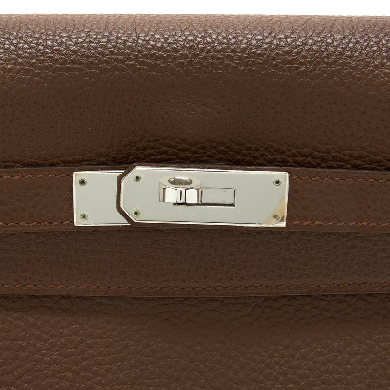 Hermes Kelly 35 Togo 4G Brulee SHW Stamp Square G