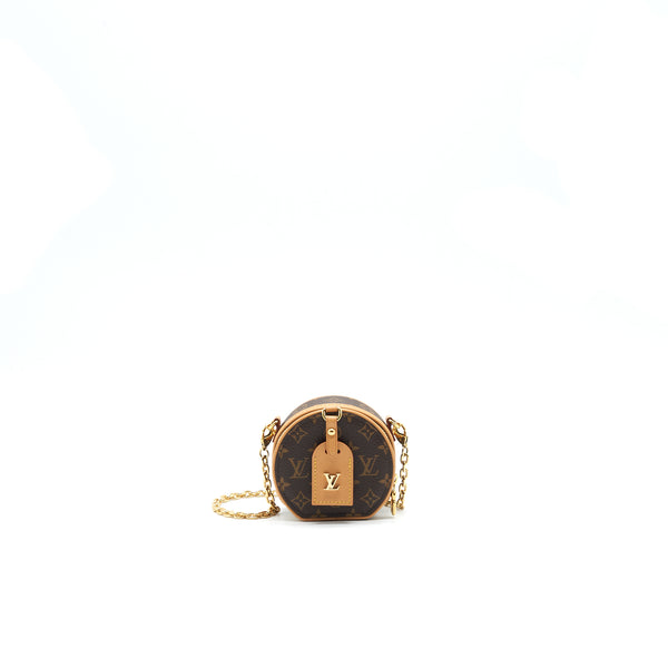 Louis Vuitton Petite Boite Chapeau Necklace Monogram Canvas