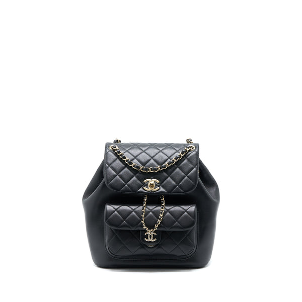 Chanel Large Business Affinity Flap in Black Caviar and LGHW