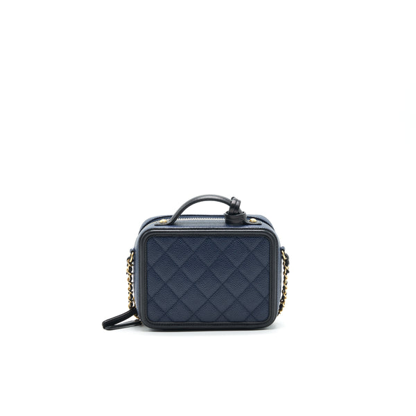 CHANEL VANITY CASE IN SMALL NAVY