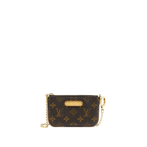 Louis Vuitton Milla Pochette Monogram Canvas GHW