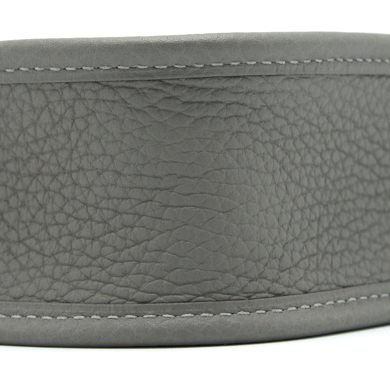 Hermes Mini Evelyn Clemence Gris Meyer GHW Stamp U