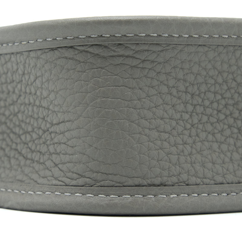 Hermes Mini Evelyn Clemence Gris Meyer GHW Stamp U
