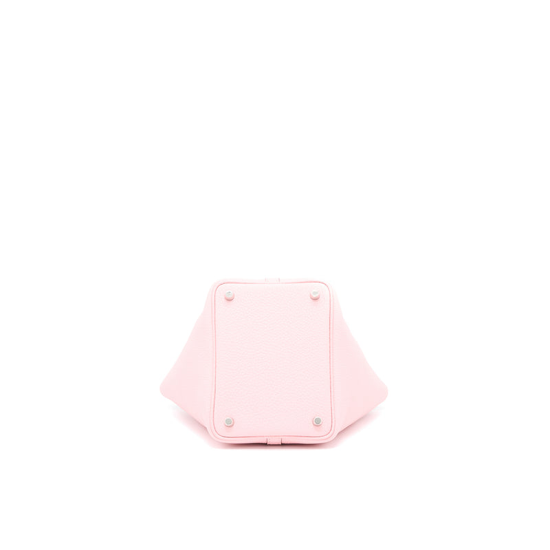 Hermes Picotin 18 Lock Bag Clemence Rose Sakura SHW Stamp U
