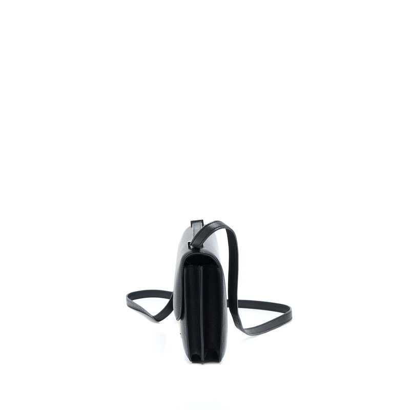 Hermes Constance Elan Epsom Black SHW Stamp Square O
