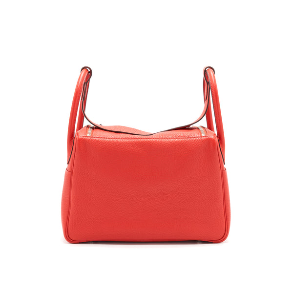 Hermes Lindy 30 rouge Tomate SHW stamp C