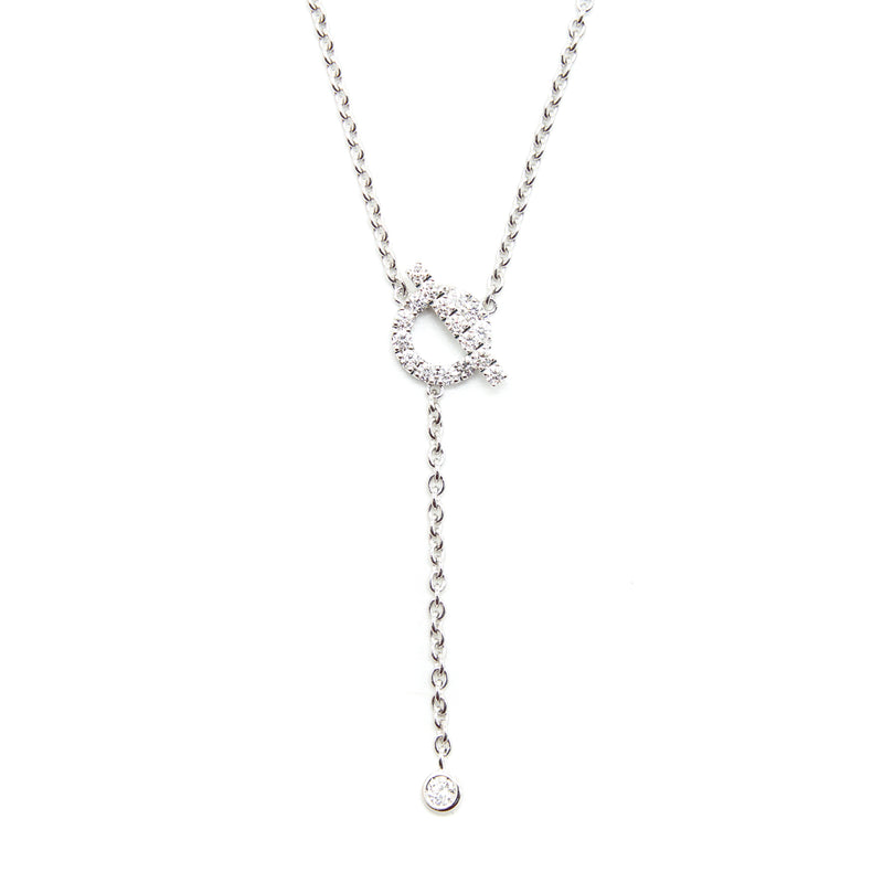 Hermes Laiat finesse Necklace White Gold