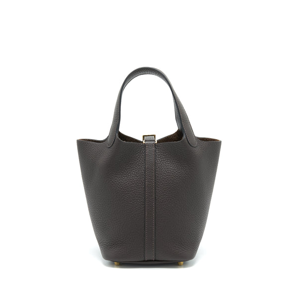 Hermes Picotin 18 Lock Bag Ebene GHW Stamp Z