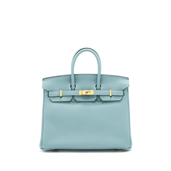 Hermes Birkin25 Togo 7G Ciel GHW Stamp Y