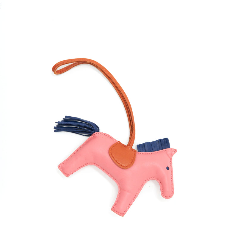 Hermes Rodeo MM Bag Charm Pink/Multicolour