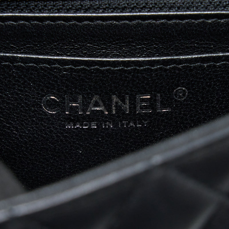 Chanel Mini Rectangular Flap Bag Lambskin Black SHW