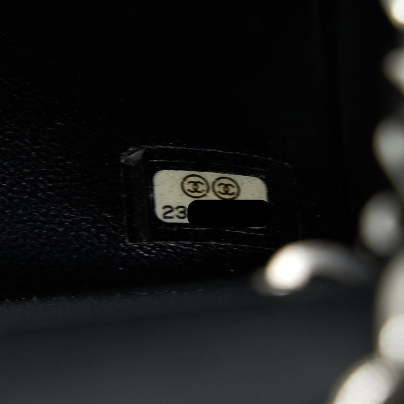 Chanel Mini Rectangular Flap Bag Lambskin Black SHW
