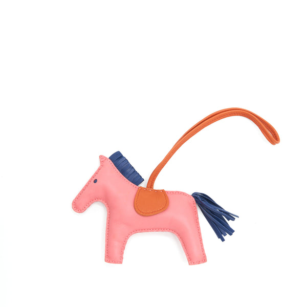 Hermes Rodeo MM Bag Charm Pink/Multicolour