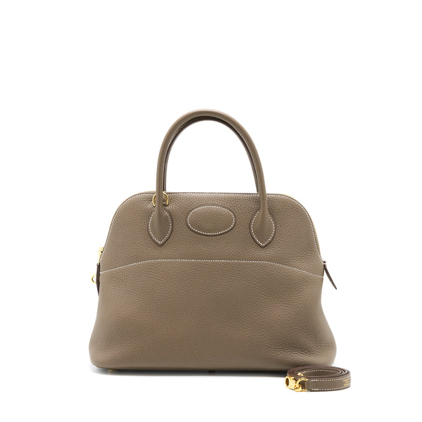 Hermes Bolide 31 Clemence Etoupe GHW Stamp Y