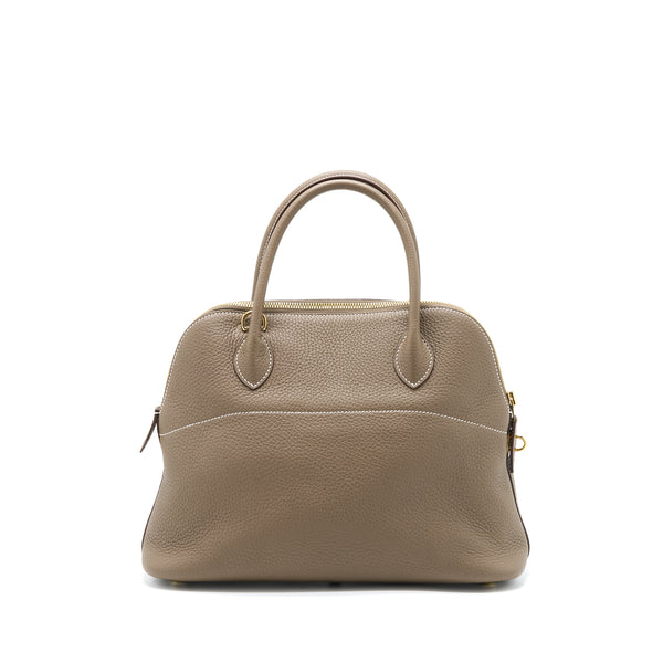 Hermes Bolide 31 Clemence Etoupe GHW Stamp Y