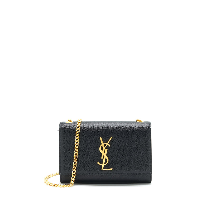 Saint Laurent/YSL Small Kate Chain Crossbody Black GHW