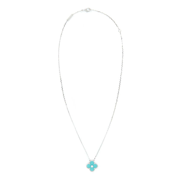 Van Cleef & Arpels 2022 Holiday Christmas Limited Vintage Alhambra Pendant