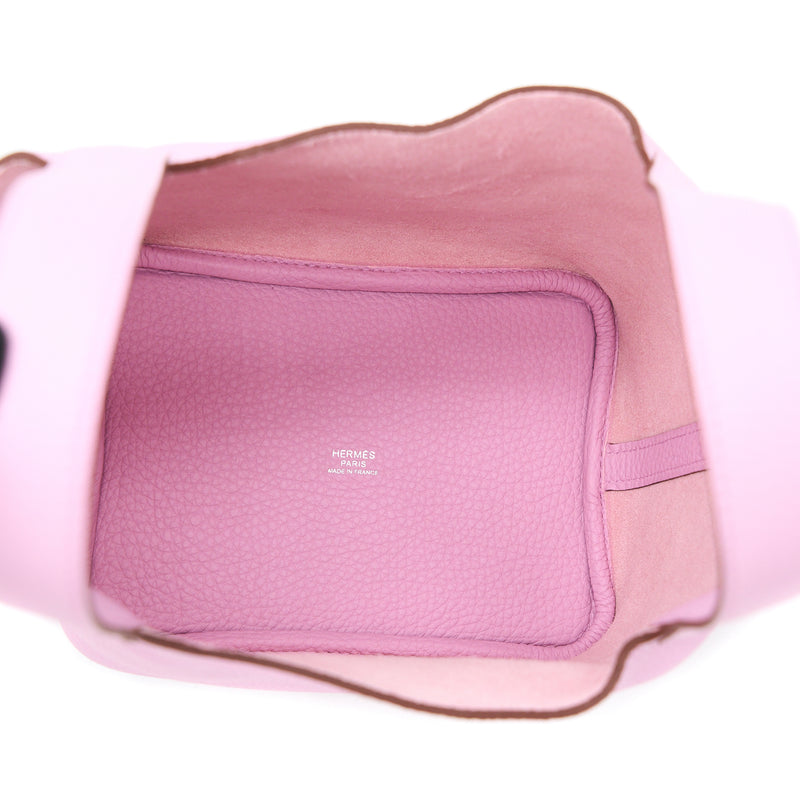 Hermes Picotin 18 Lock Bag Clemence X9 Mauve Sylve SHW Stamp U