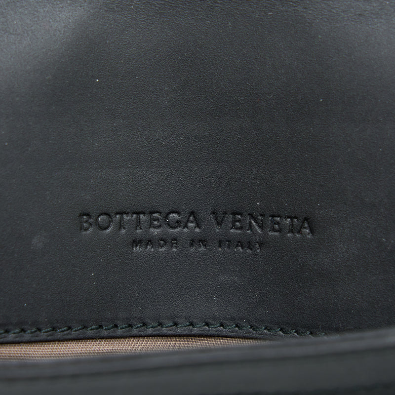 Bottega Veneta Men’s Pouch Intrecciate Black With Black Hardware
