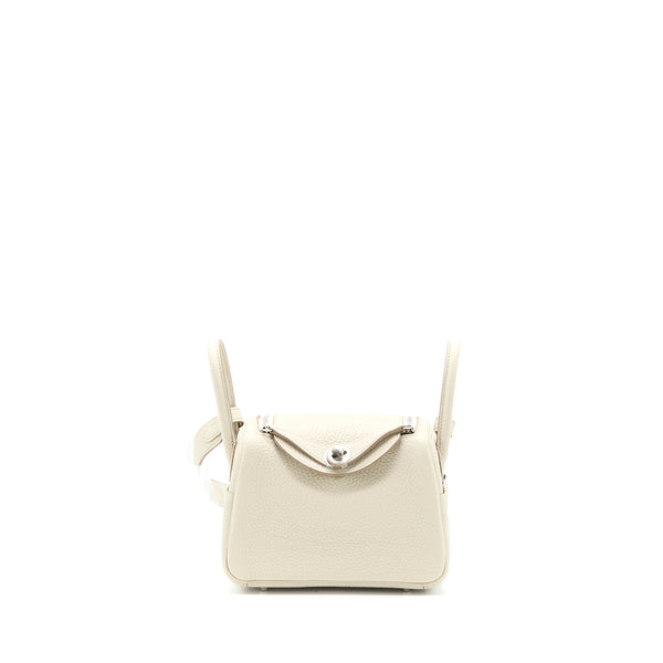 Hermes Mini Lindy Clemence Beton SHW Stamp U
