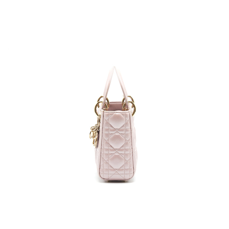 DIOR MINI LADY WITH CHAIN LOTUS PEARL GHW