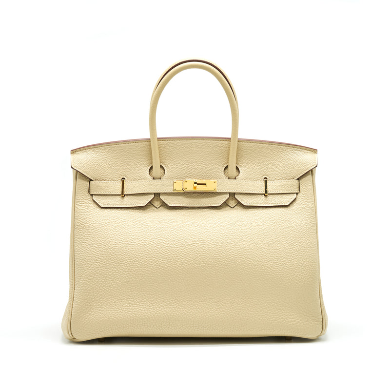 Birkin 35 Parchemin in GHW stamp M in Square